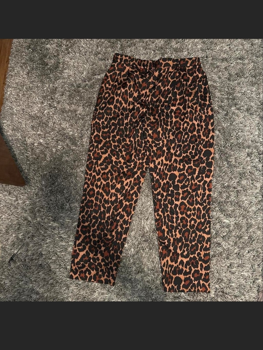 J. Crew Leopard Print Pull-On Pants - Brown & Black